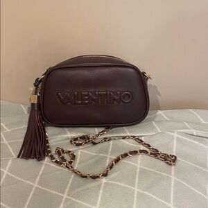 Mario by Valentino Leather Bag with Tassel and Chain
Purchased from Tjmaxx.